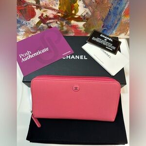 Limited Edition CHANEL Long Zip Wallet